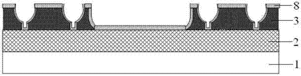 Method for increasing breakdown voltage of gate oxide layer of groove-type VDMOS (Vertical Double-diffused Metal Oxide Semiconductor) device