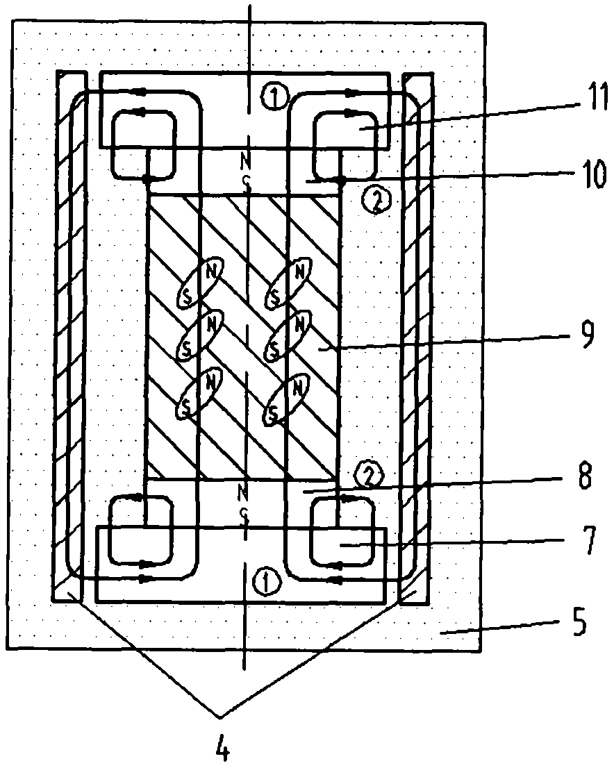 Passive magnetorheological tensile damping adaptive control method and device