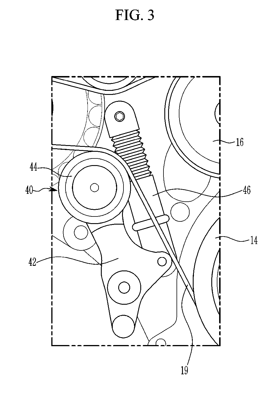 Belt connecting structure for vehicle