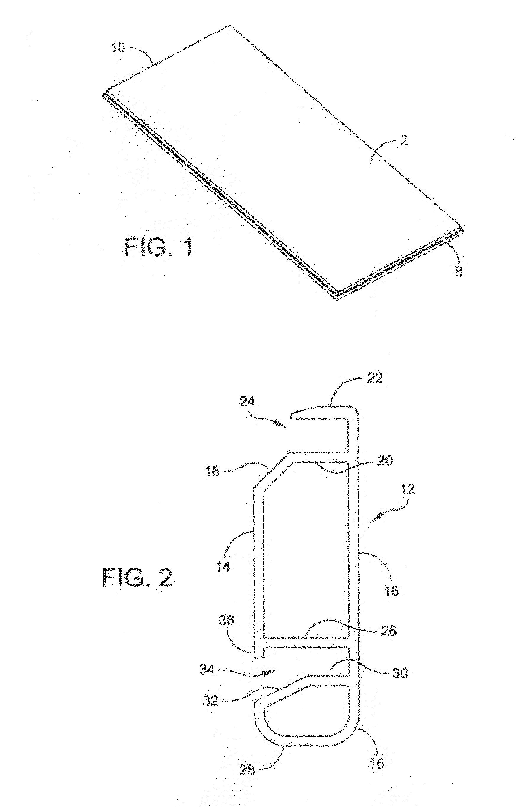 Assembly and method for mounting solar panels to structural surfaces