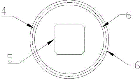 Low-multipath measuring type antenna