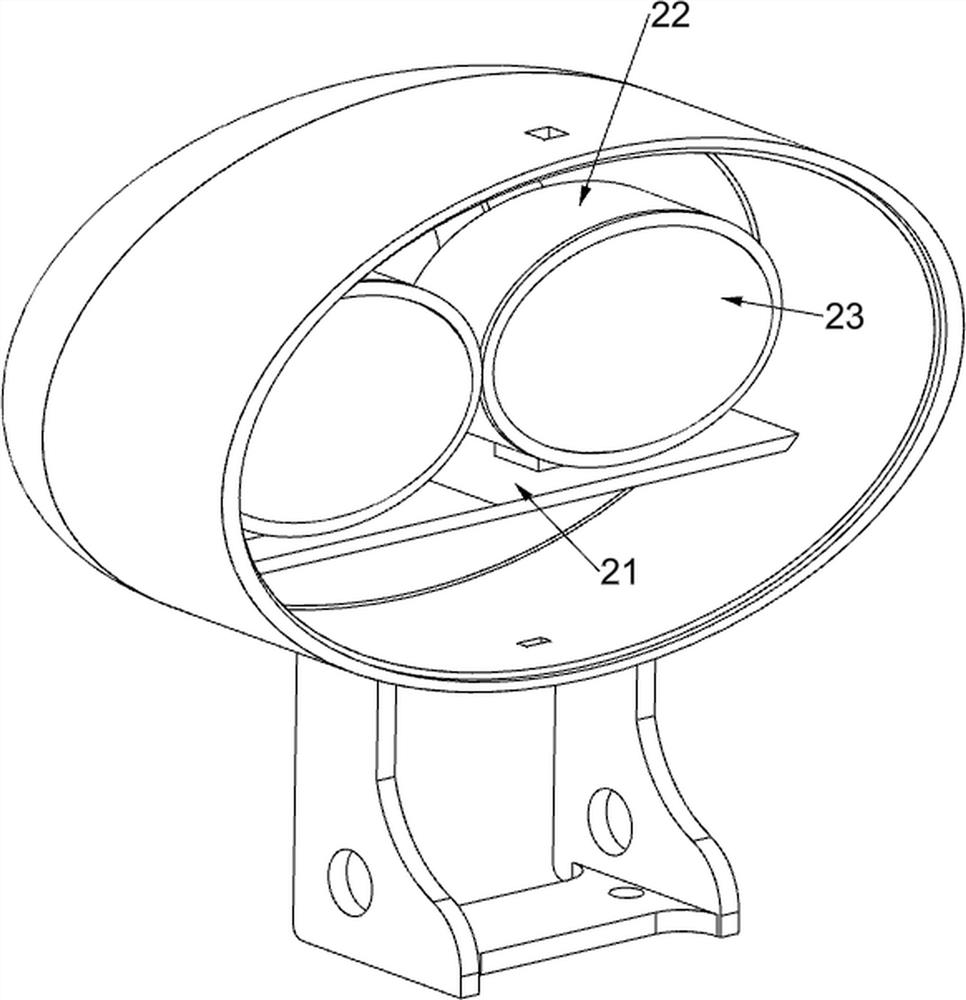 Direct-projection high-beam and low-beam car lamp lens