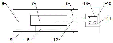 Multifunctional integration measuring tool of blade on the basis of two ejector pins