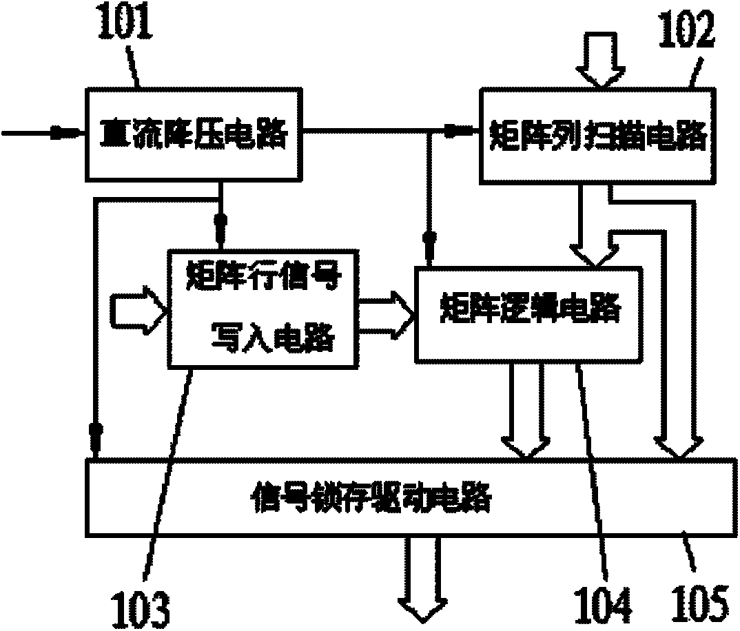 Matrix array switching value driver