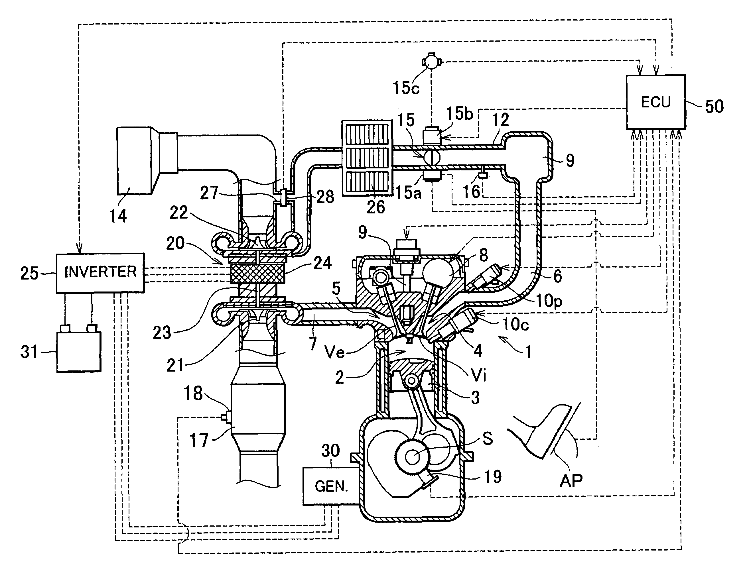 Internal combustion engine and control method thereof