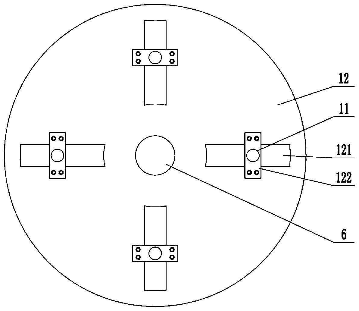 Pyrolysis gasification furnace