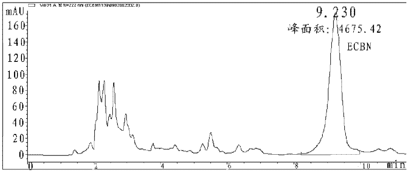 Method for converting echinocandin B by using microbial enzyme