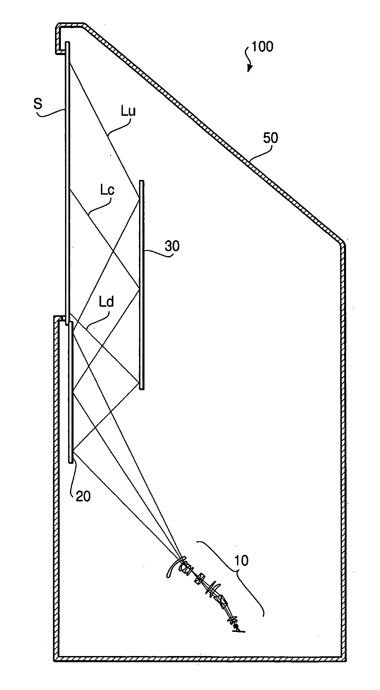 Projecting device