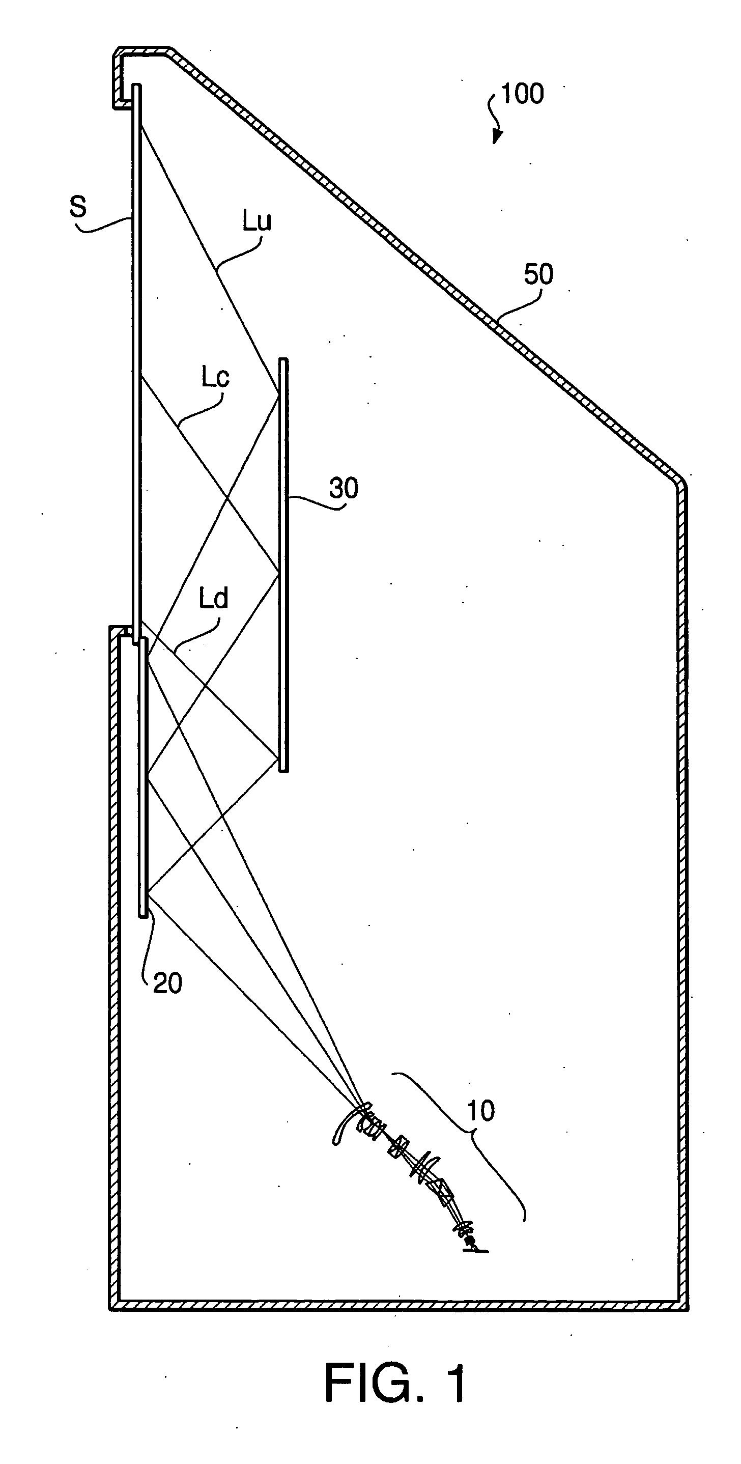 Projecting device