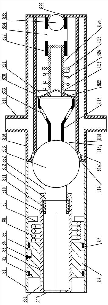 A layered mining pipe column for rock salt mine and a layered mining method for rock salt mine