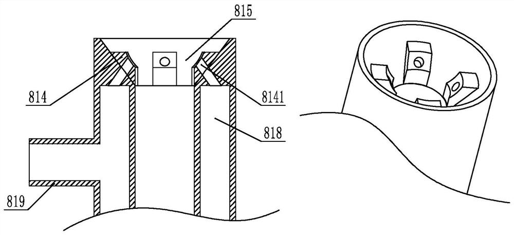 A layered mining pipe column for rock salt mine and a layered mining method for rock salt mine