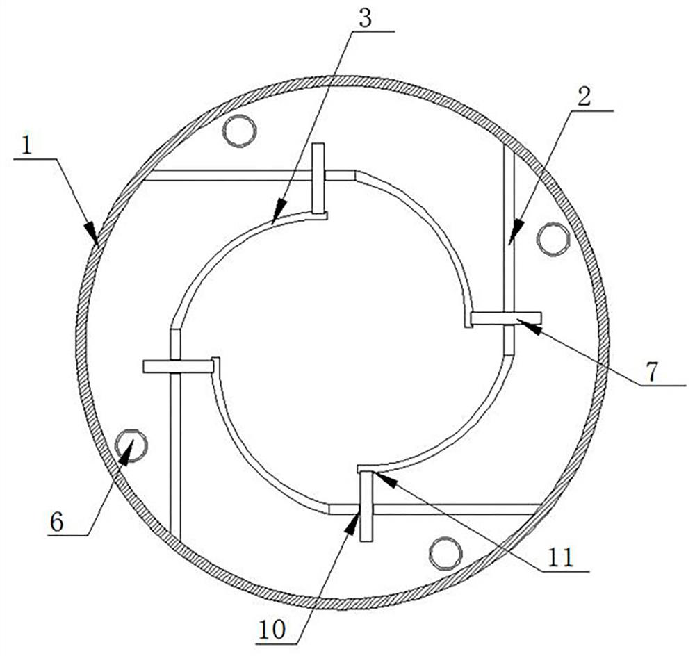 Turbulence fire extinguishing partition experiment device