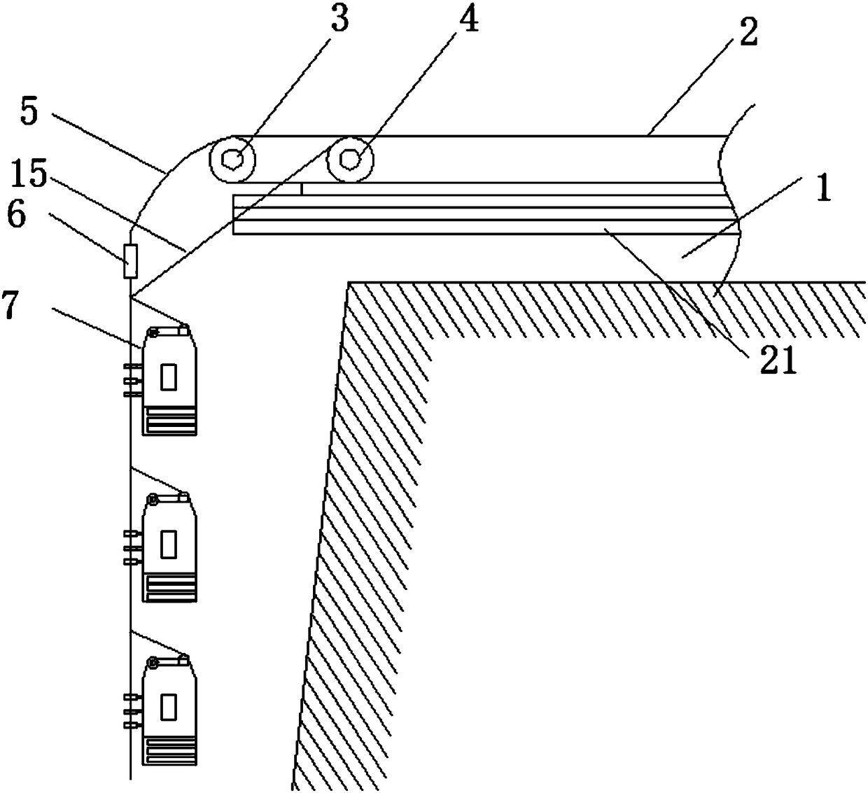 Automated stratified sampling and multi-point detection water quality detection device