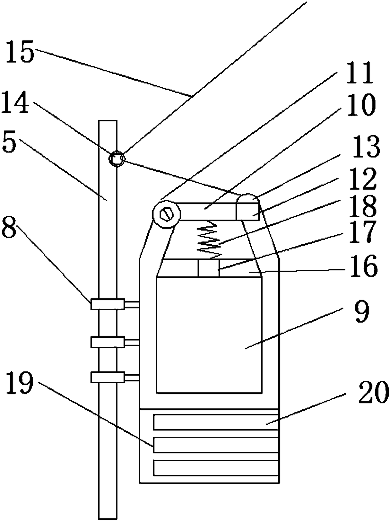 Automated stratified sampling and multi-point detection water quality detection device