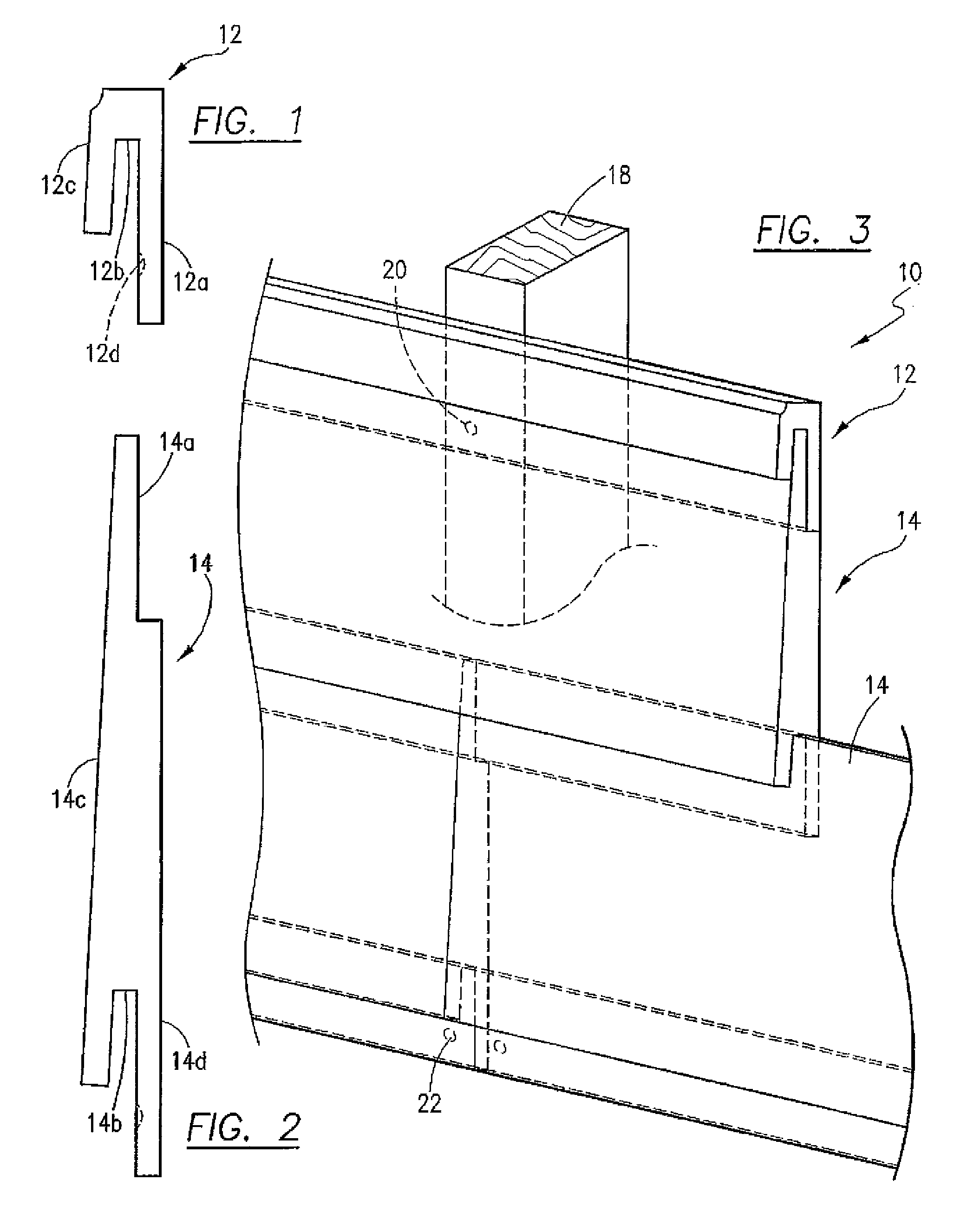 Building exterior panels and method