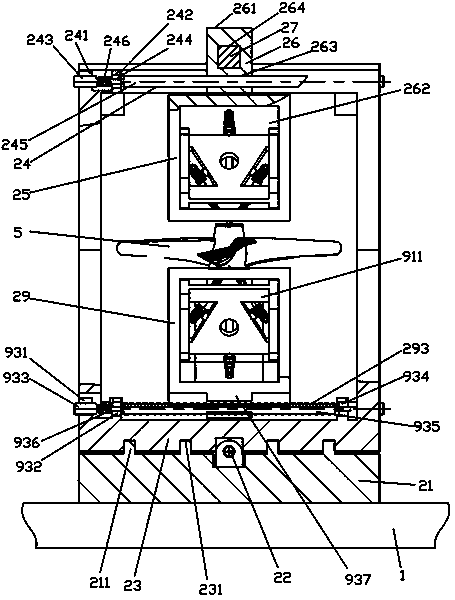 Machine tool for machining propeller