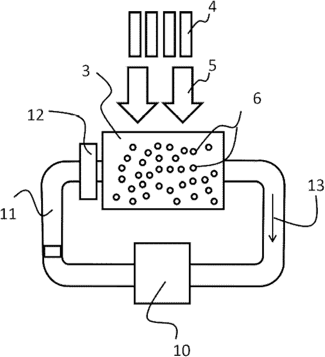 Laser-pumped flowing nano-particle rare-earth ion laser