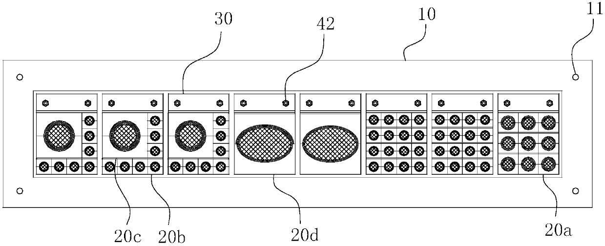 A feeder waveguide penetration seal assembly