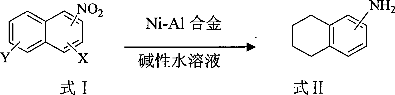 Synthetic method of tetralin amines compounds