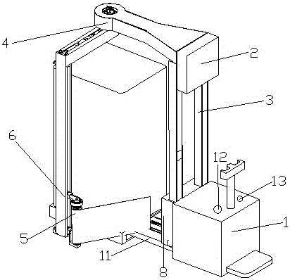 Movable type thin film packaging robot