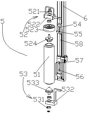 Movable type thin film packaging robot