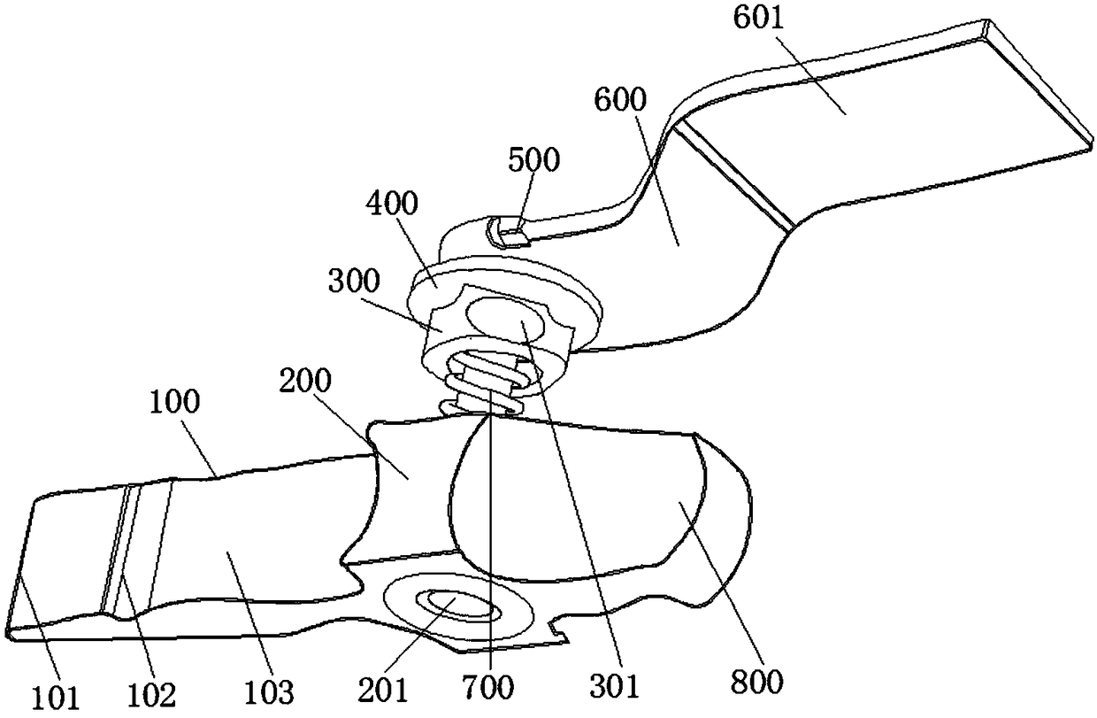 Dustproof conductive touch body