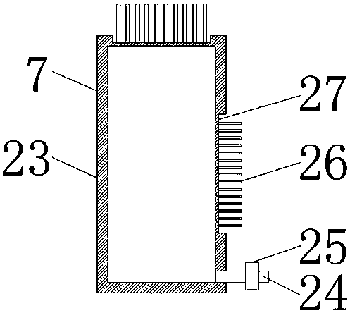 Sewage treatment device with sterilization and indoor heating functions