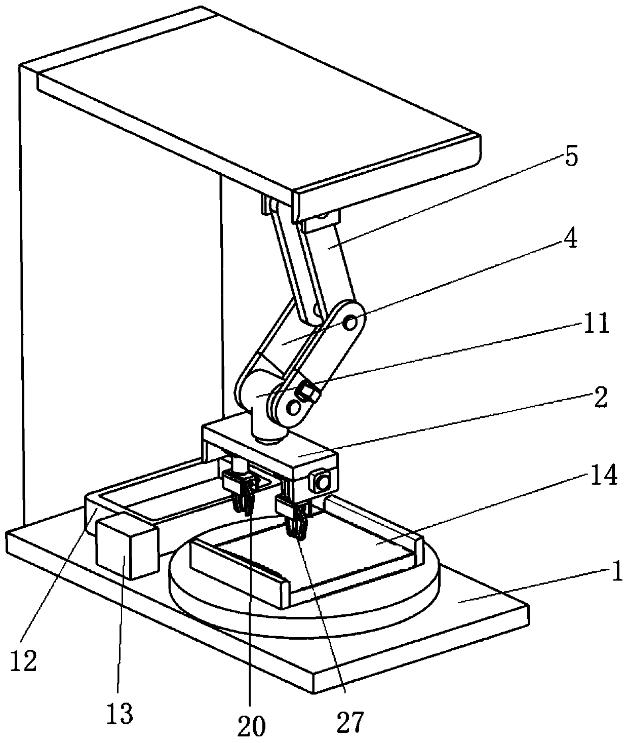 Equipment for automatically disassembling a mobile phone flex cable