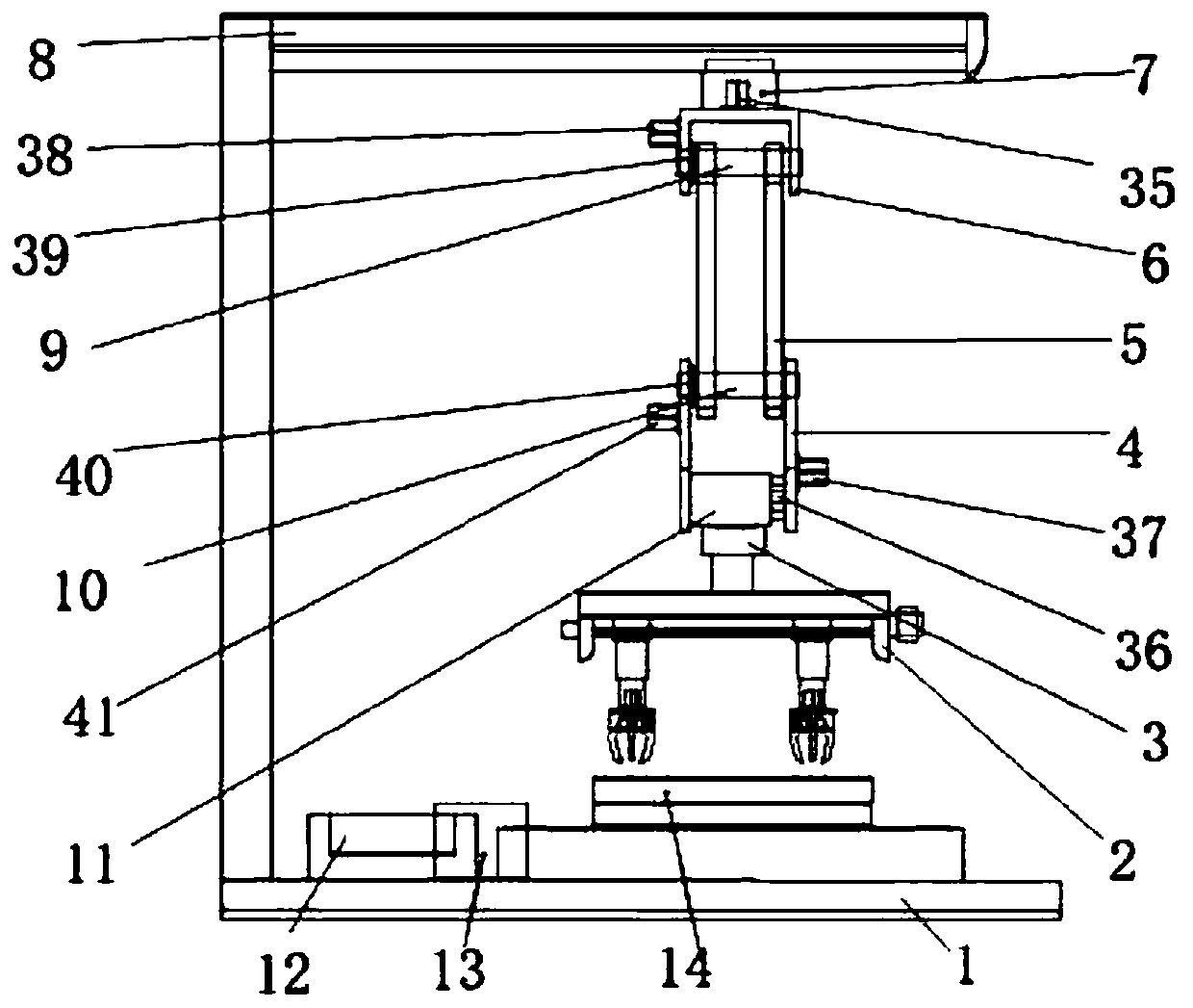 Equipment for automatically disassembling a mobile phone flex cable