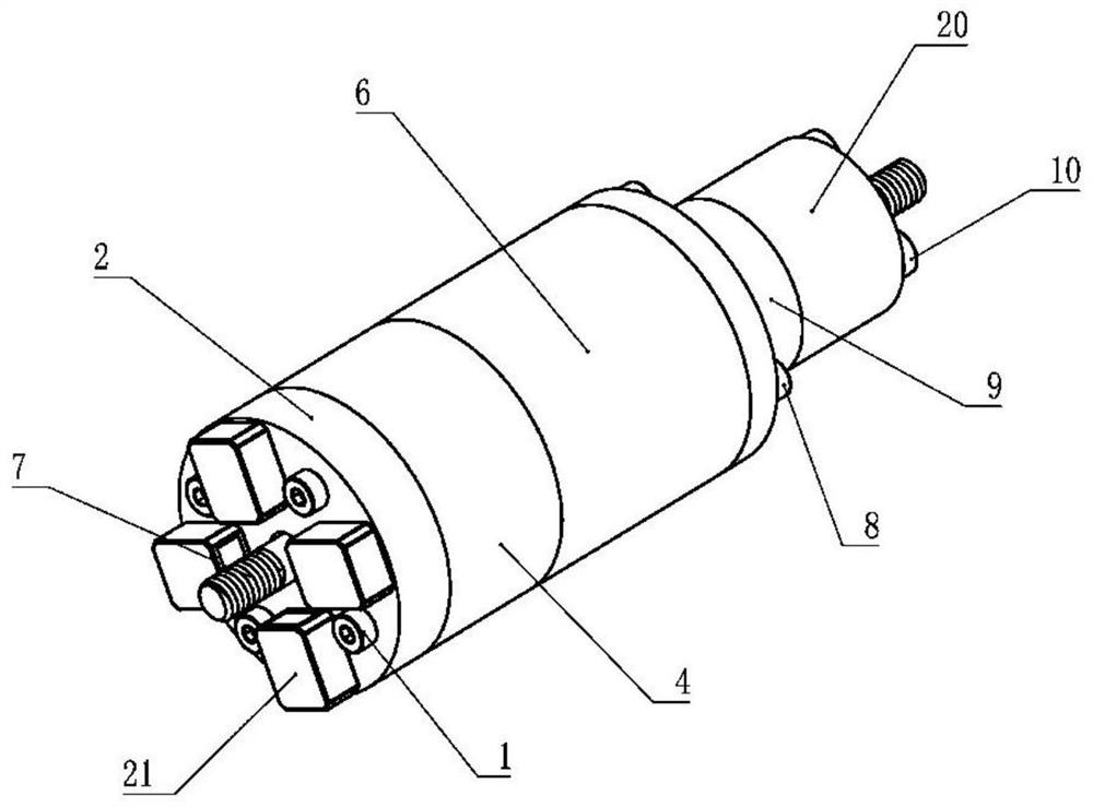 Active and passive integrated damper based on piezoelectric array and vibration isolation method