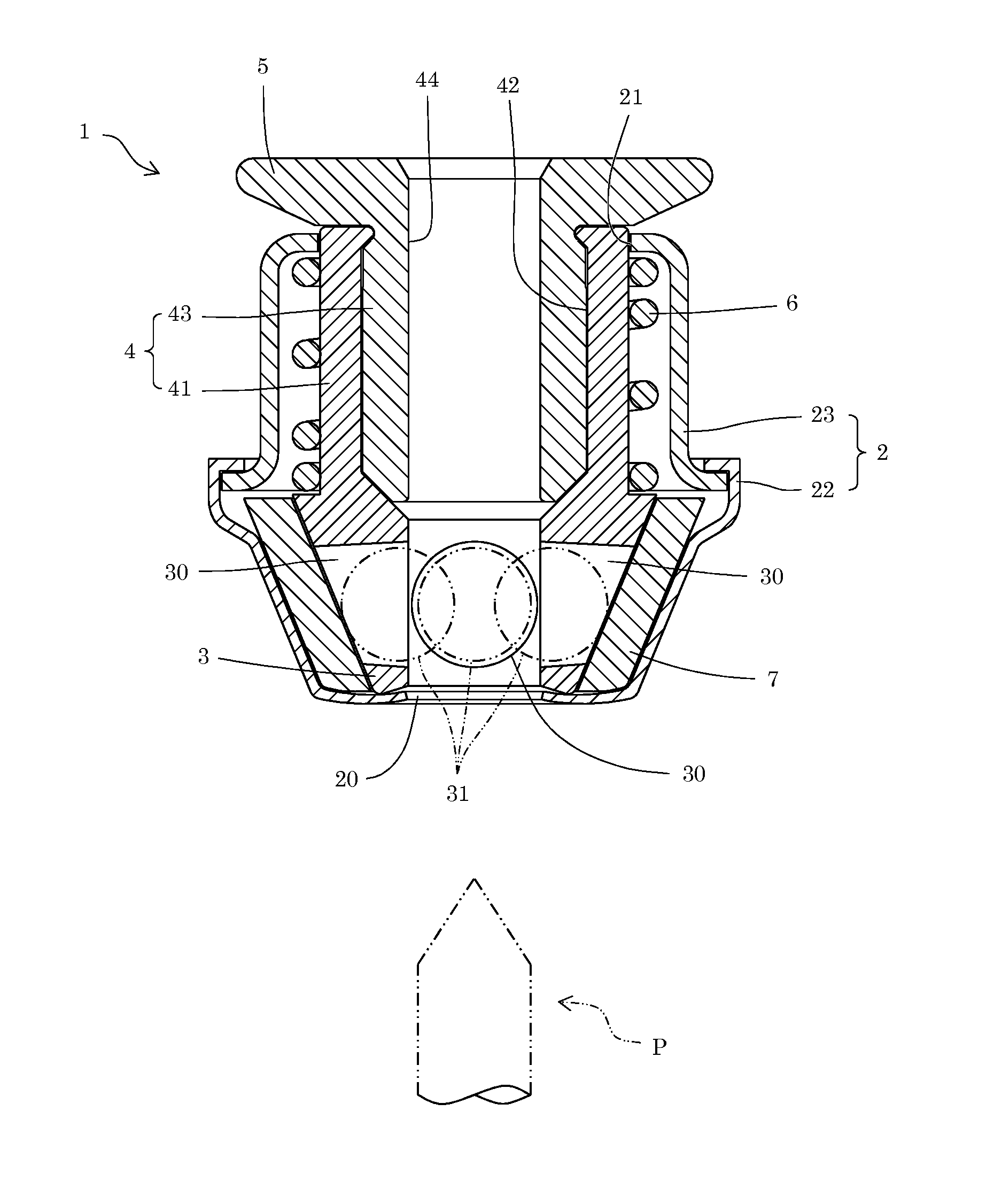 Fastener For Ornament With Pin