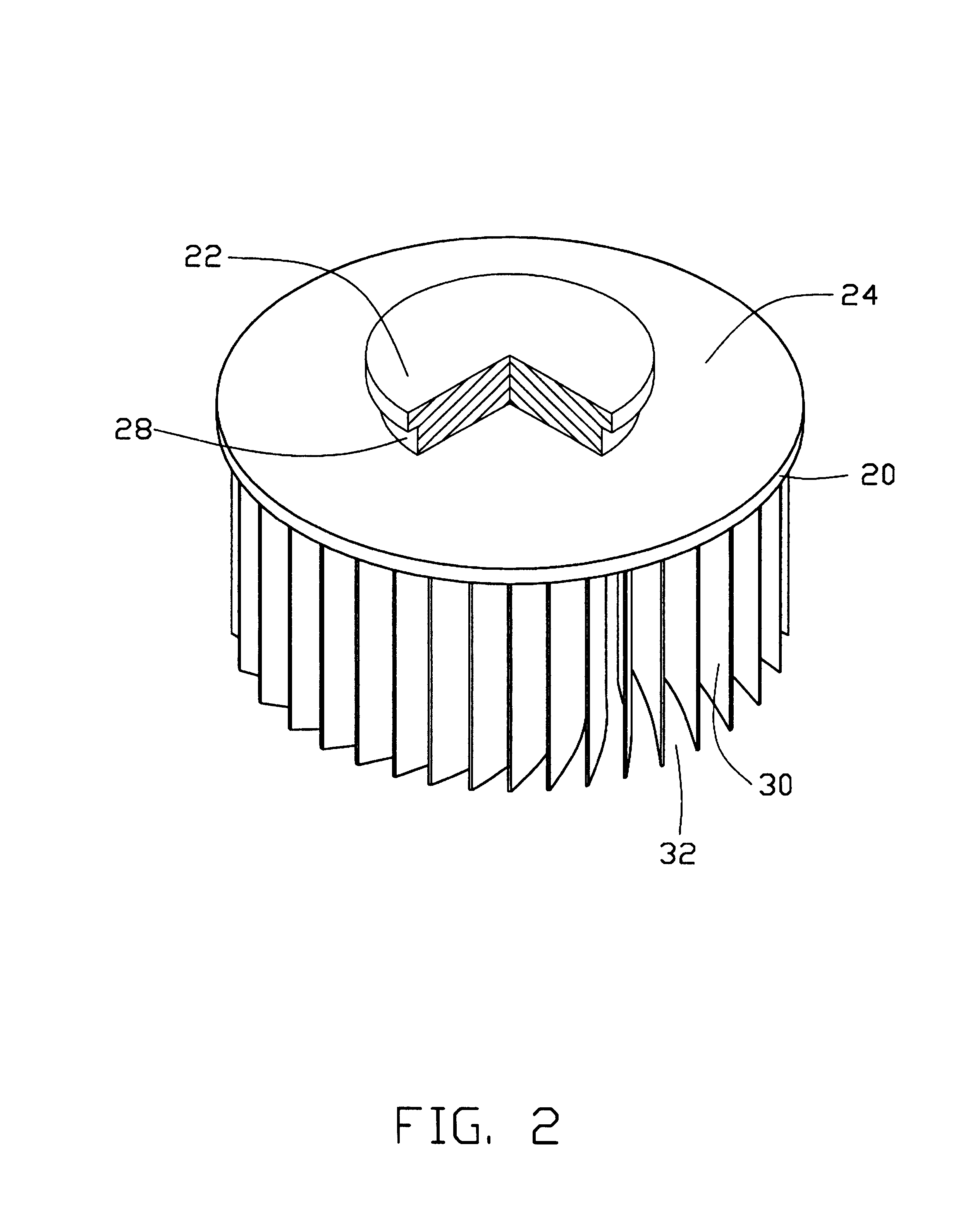 Turbinate heat sink