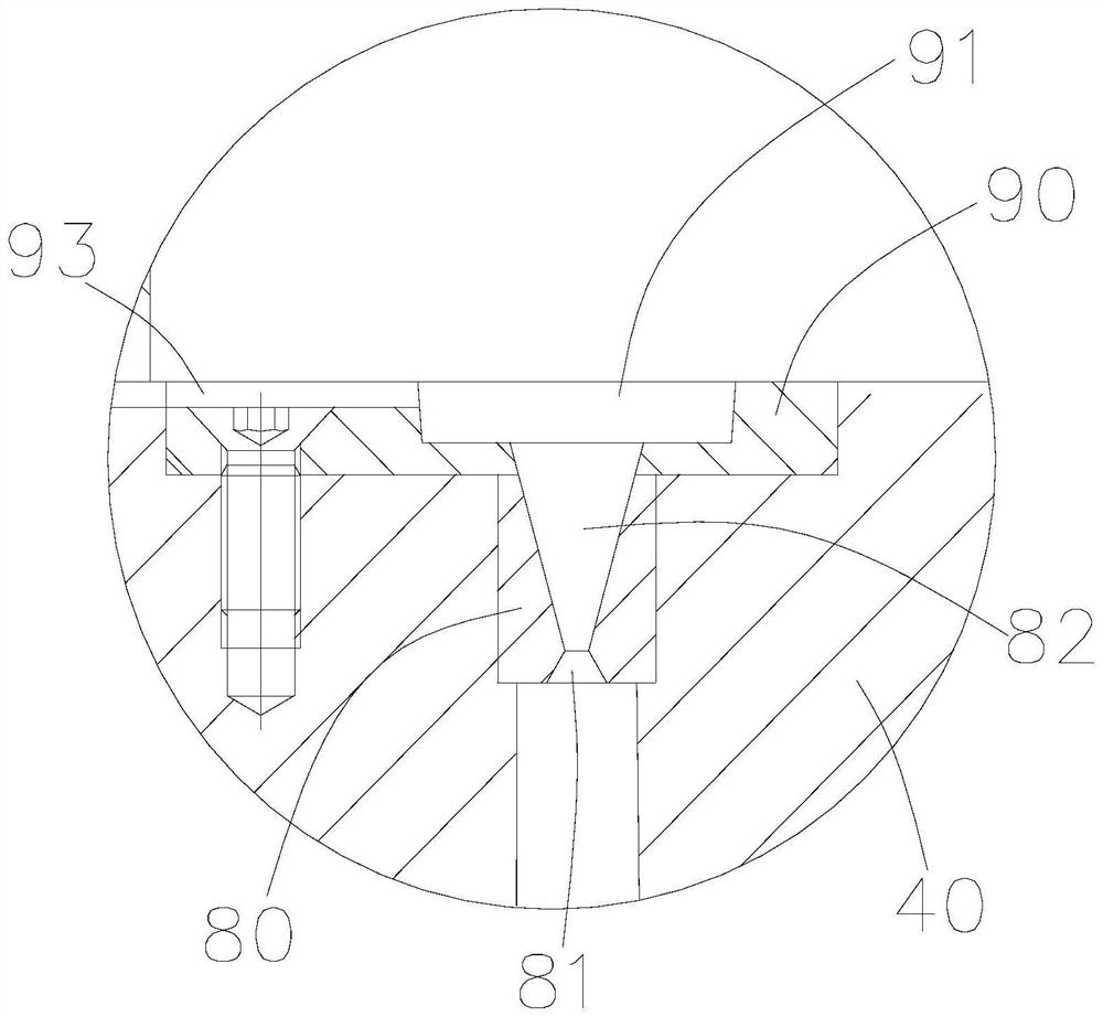 Die-casting mold for squirrel-cage motor rotor