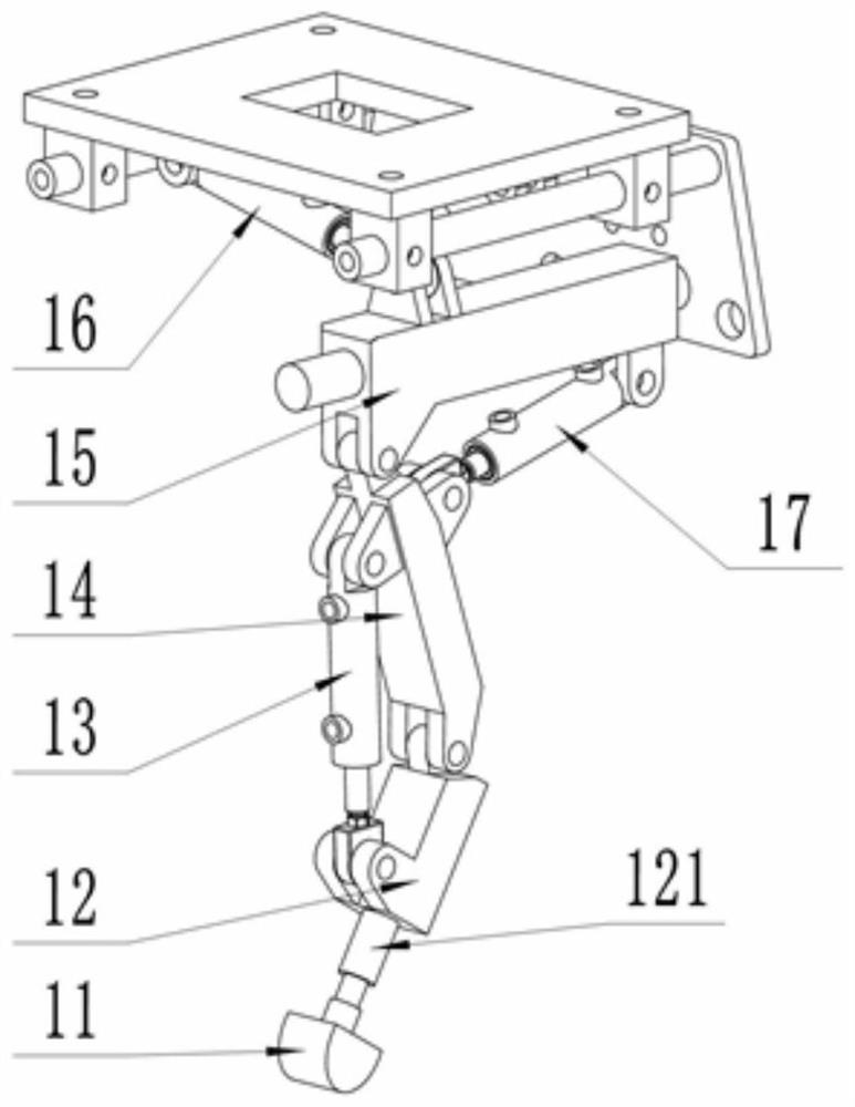 Quadruped robot based on middle-waist auxiliary movement