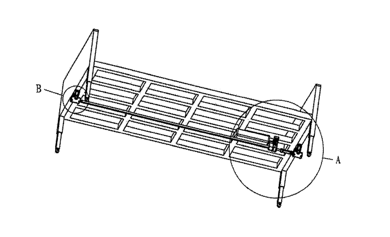 Medical rehabilitation bed