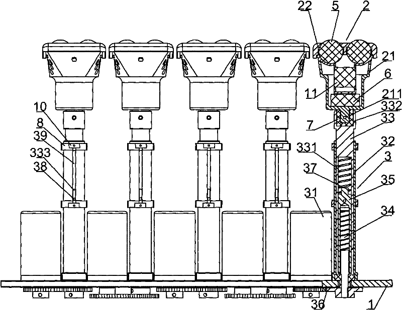 Human spine restoring instrument