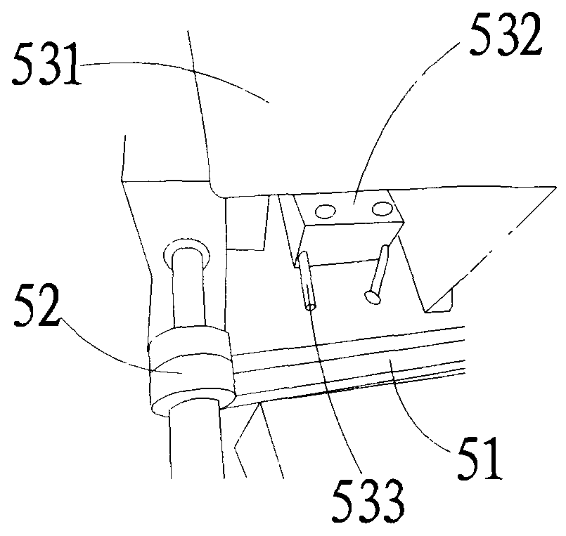 Continuous-type table tennis racket small side plate outer side face processing device