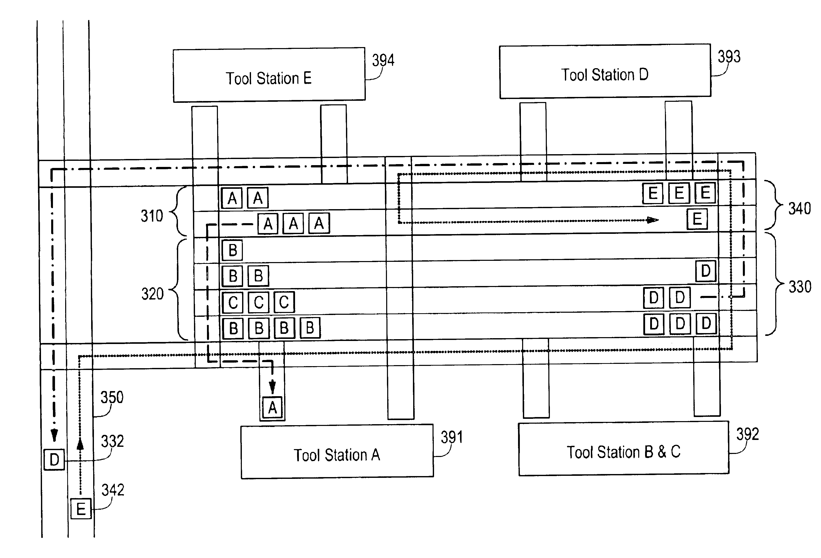 Conveyorized storage and transportation system