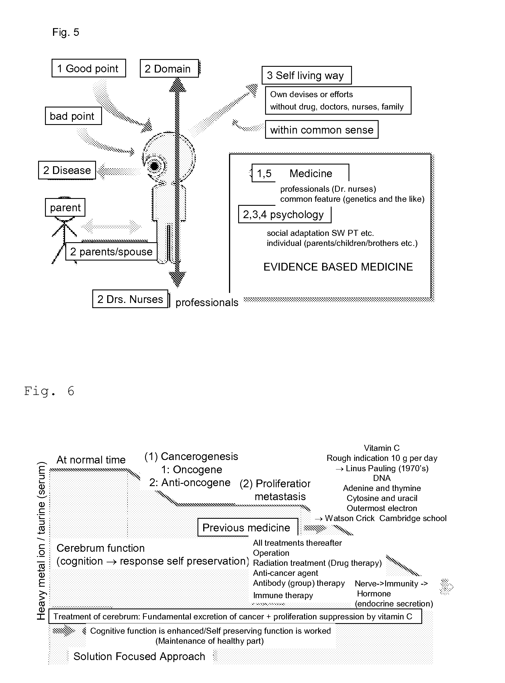 Method for treating/preventing disease using cognitive ability of cerebrum and pharmaceutical