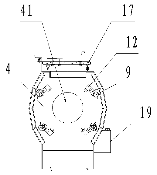 Vacuum pipe shaping machine with adjusting function