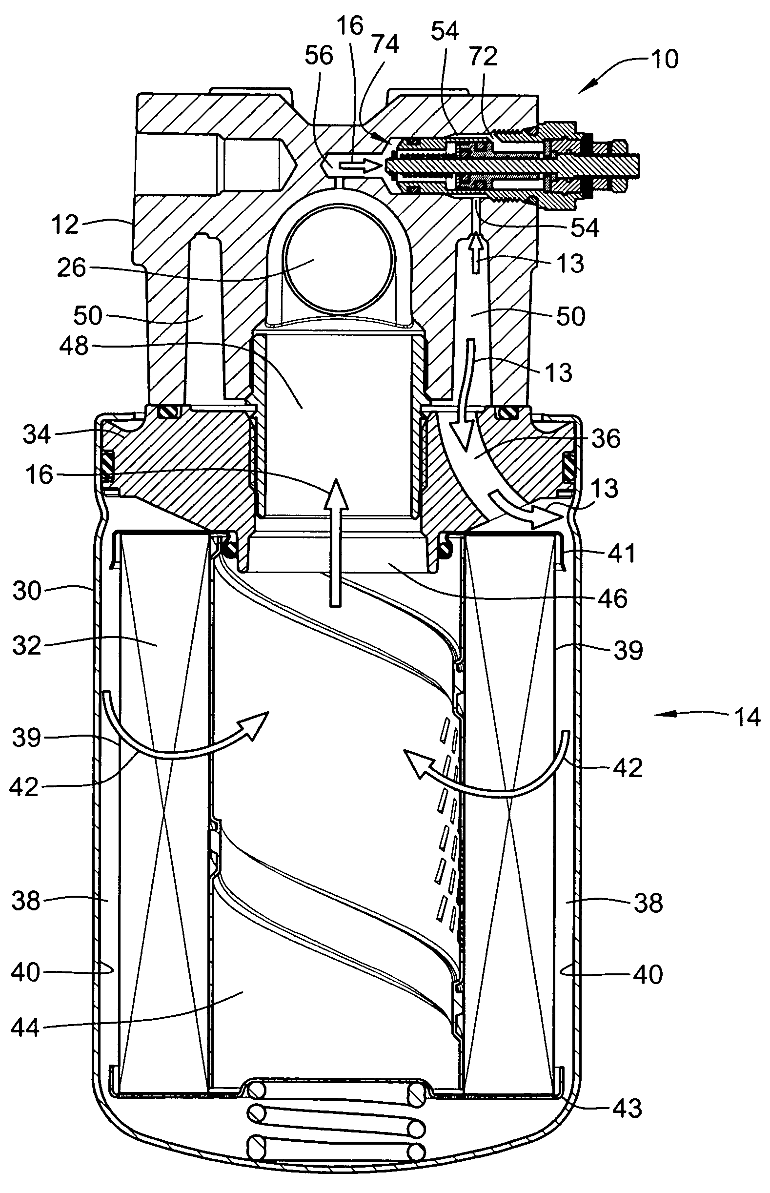 Differential pressure indicator and method of manufacture