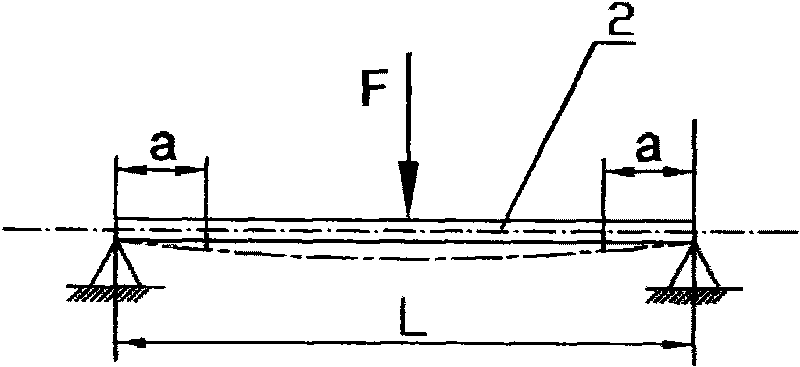 Small measuring range force transducer and method thereof for indirect measuring axle load