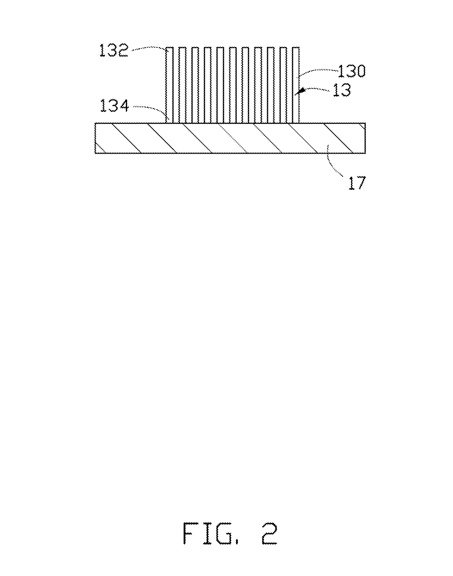 Carbon nanotube array sensor