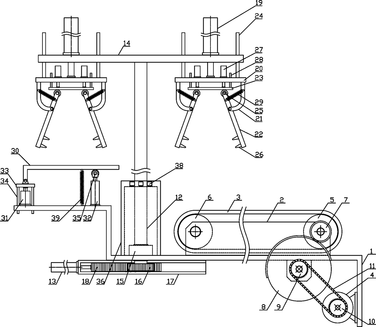 Flax coil continuous loading mechanism