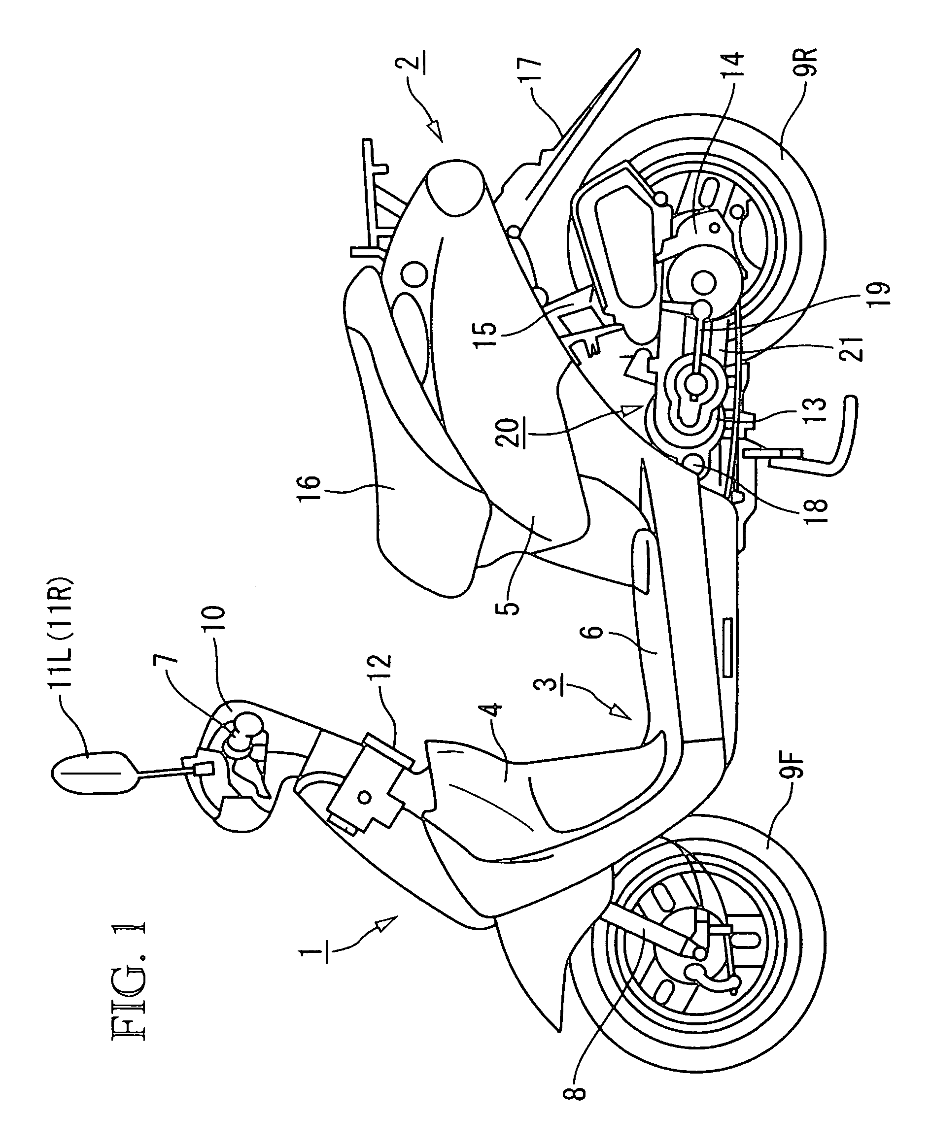 Motor vehicle mounted with ic tag and control system for the same