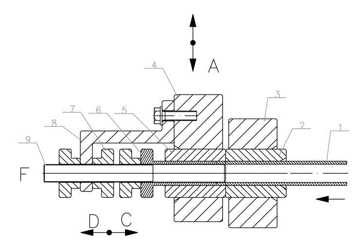 Pipe cutting device