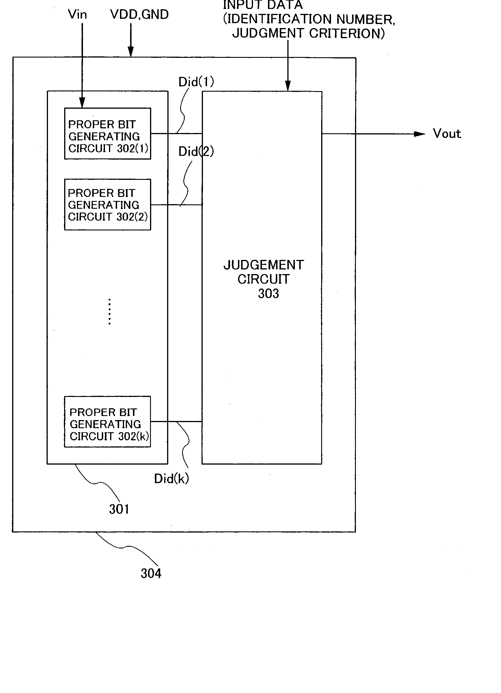 Substrate identification circuit and semiconductor device