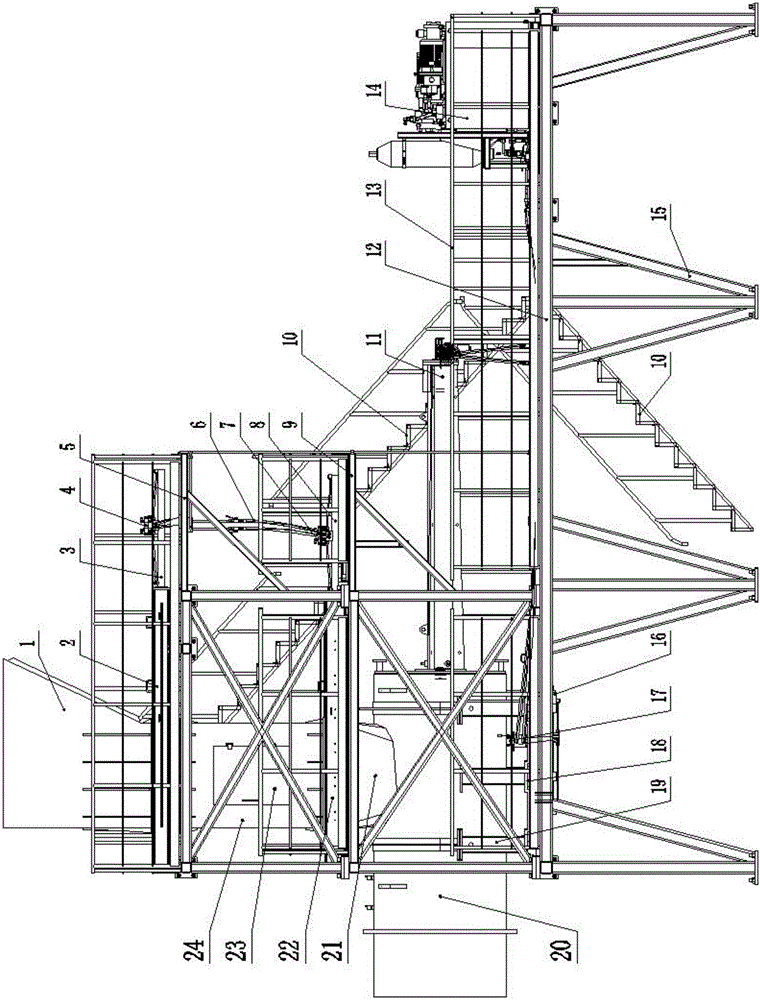 Feeding system of dangerous waste incinerator