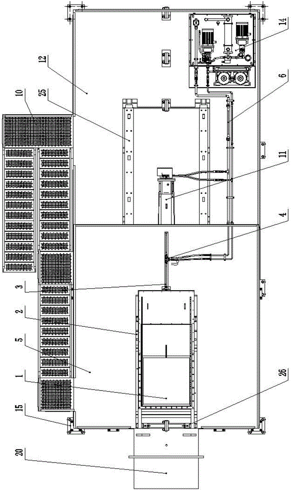 Feeding system of dangerous waste incinerator