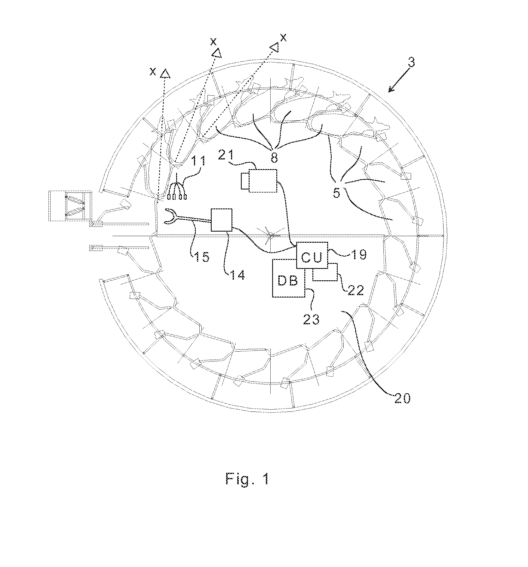 Arrangement and method for a milking system